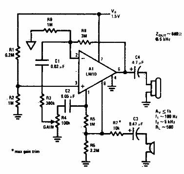 Micro amplificador 
