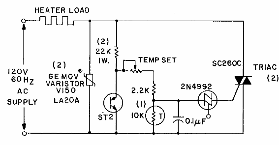 Controlador de elemento calefactor 
