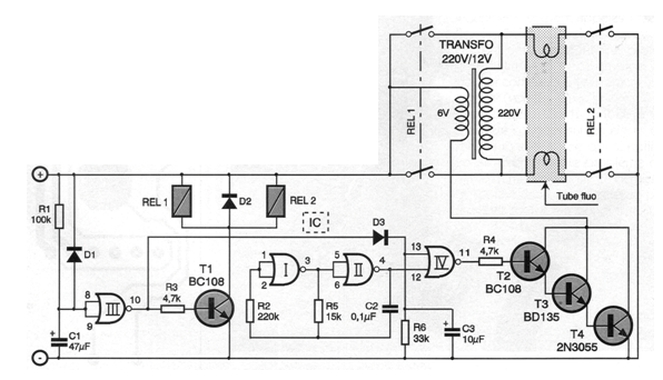 Inversor fluorescente 

