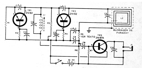 Detector de metales transistorizado 
