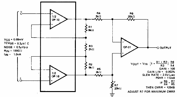 Amplificador de instrumentación 
