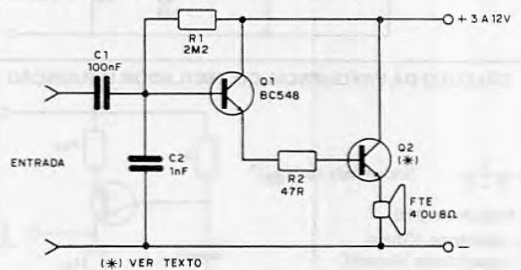 Paso de audio simple 
