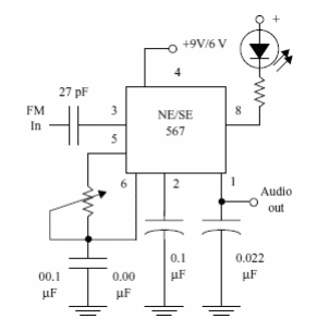 Detector de FM LM567 
