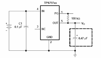 LDO para circuitos de consumo ultrabajo (Texas Instruments) 
