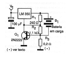 Cargador de batería LM350 
