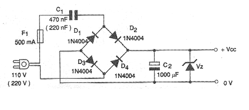 Fuente sin transformador 

