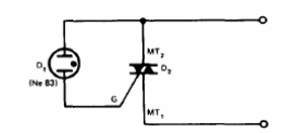 Interruptor sensible a tensión con Triac
