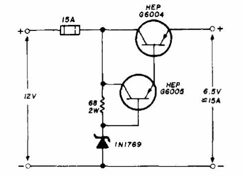 Convertidor de 12 a 6 V
