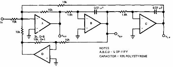 Filtro de 10 kHz con Variable Q 
