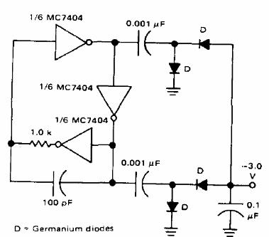 Generador de -3 V 
