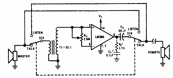 Intercomunicador LM380 
