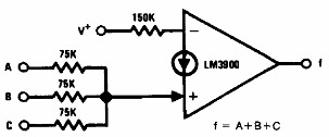 Puerta OR con LM3900 
