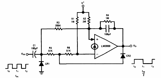 Gatillo Flip Flop con LM3900 
