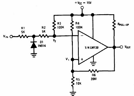 Detector de paso por cero LM139 
