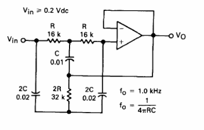 Filtro de rechazo de 1 kHz 
