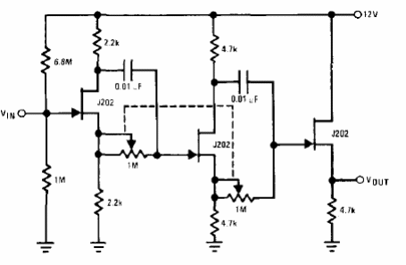 Circuito de Desplazamiento de Fase de 0 a 360º 
