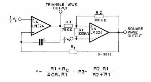 Generador de funciones LM324 
