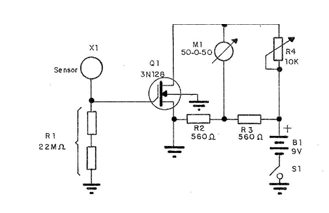 Electroscopio MOSFET 
