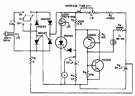 Temporizador de 5 a 200 segundos 
