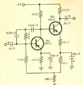 Preamplificador selectivo 
