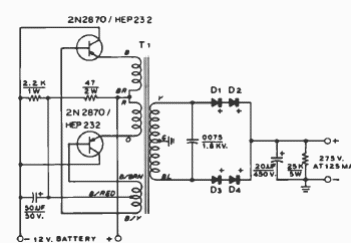 Inversor para 12 V 
