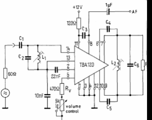 Demodulador FM TBA120 
