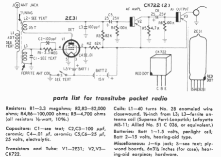 Radio híbrido de 1960
