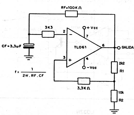 Oscilador 0,5 Hz
