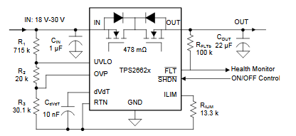 Figura 3 - Circuito de aplicación
