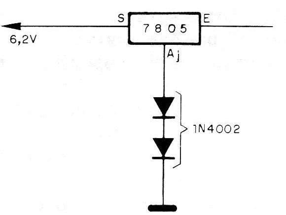 Figura 4 - Uso del 7805
Figura 4 - Uso del 7805