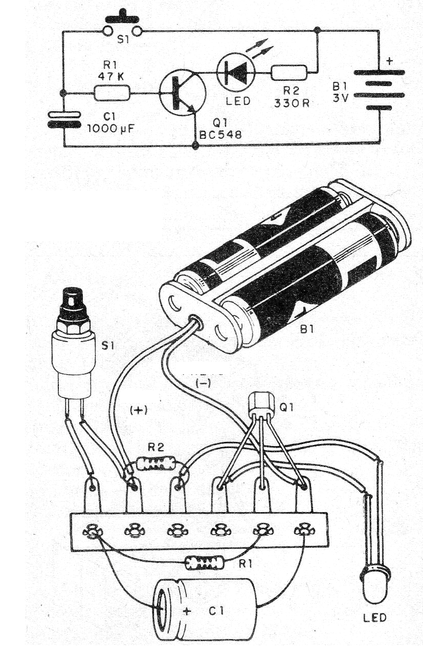 Figura 1 - Diagrama y montaje en puente
Figura 1 - Diagrama y montaje en puente