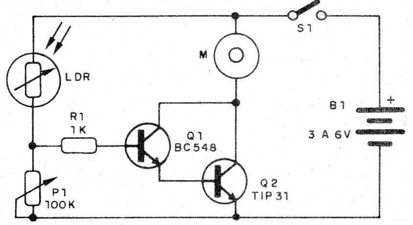 Figura 1 - Diagrama del fotomotor
Figura 1 - Diagrama del fotomotor