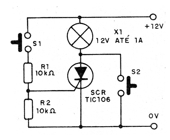Figura 1- Diagrama completo del biestable con SCR
