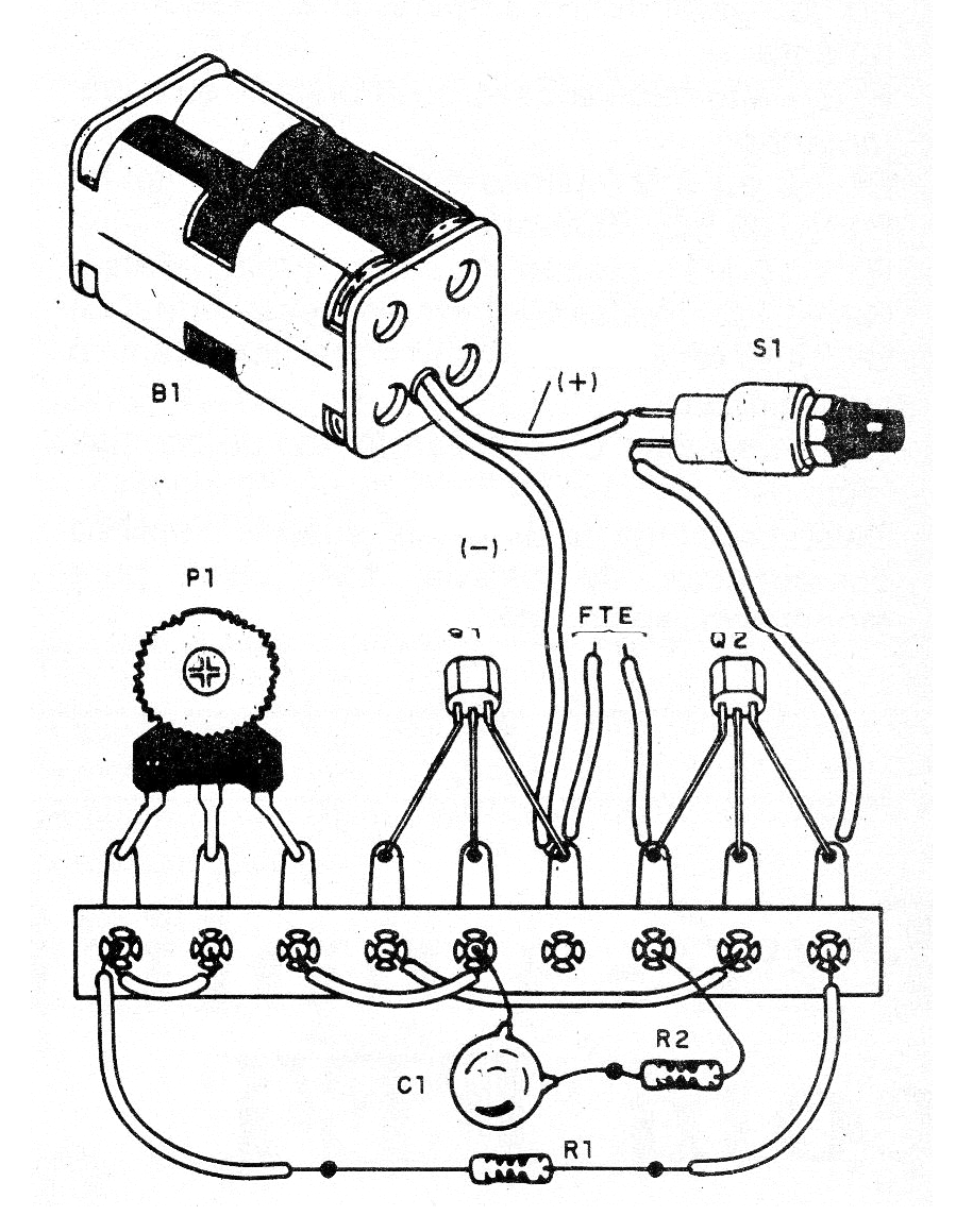 Figura 2 - Montaje en un puente de terminales
Figura 2 - Montaje en un puente de terminales
