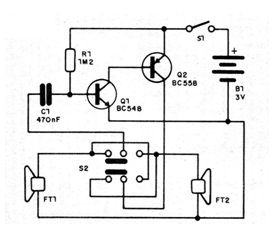 Figura 1 - Diagrama del intercomunicador
Figura 1 - Diagrama del intercomunicador