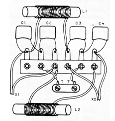 Figura 2 - Montaje mediante un puente de terminales
Figura 2 - Montaje mediante un puente de terminales