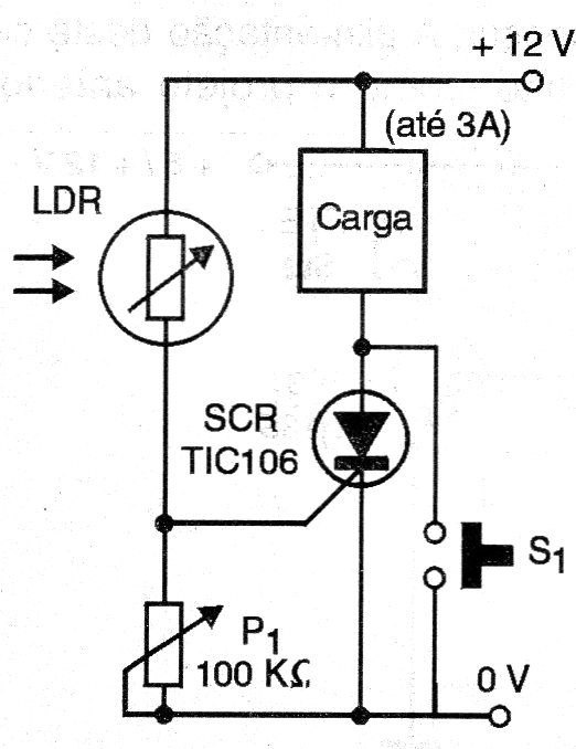     Figura 1 - Alarma con SCR
