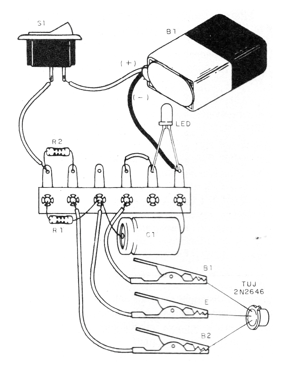 Figura 2 - Montaje utilizando un puente de terminales
Figura 2 - Montaje utilizando un puente de terminales