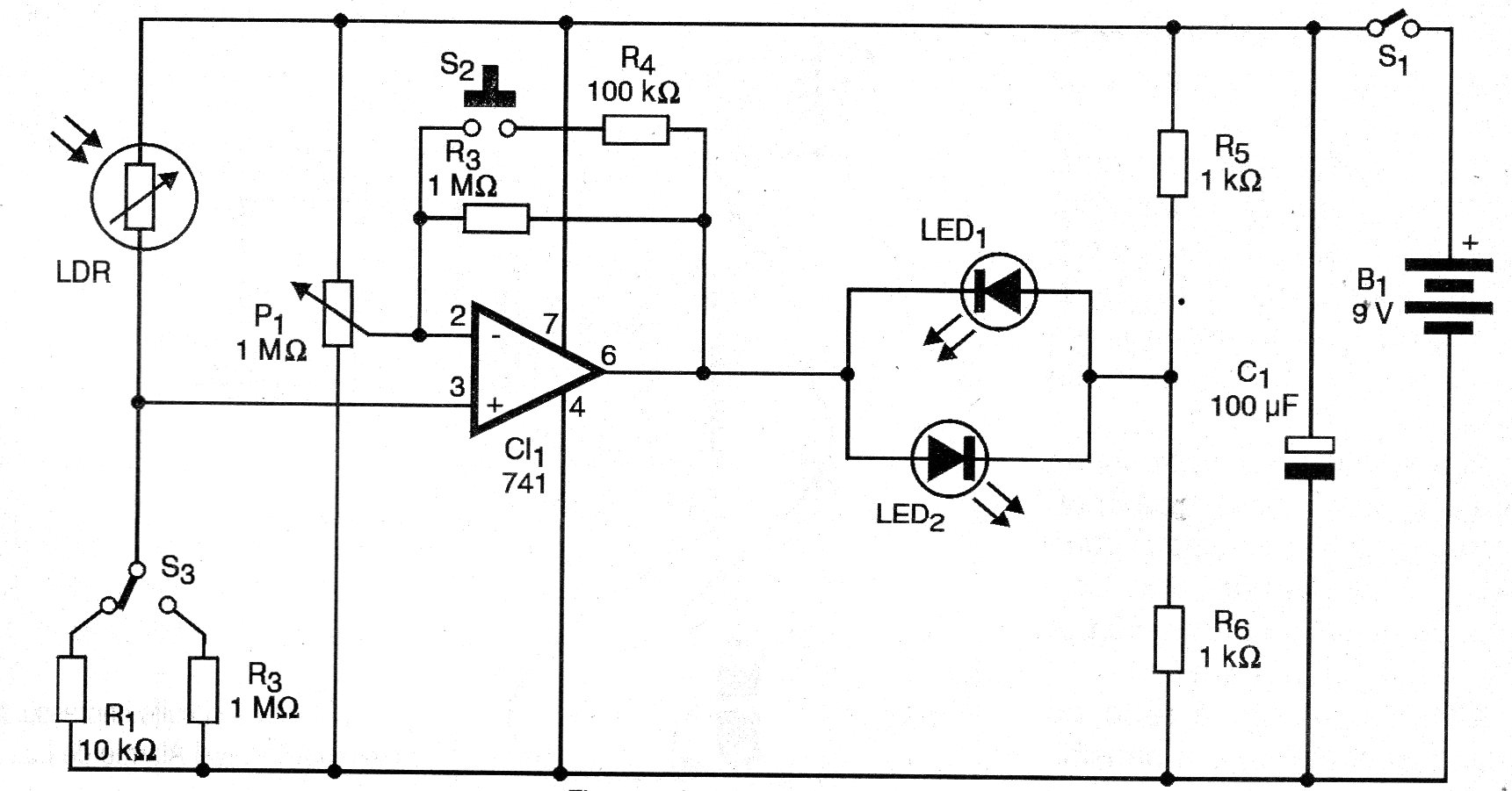 Figura 1- Comparador de luz
Figura 1- Comparador de luz