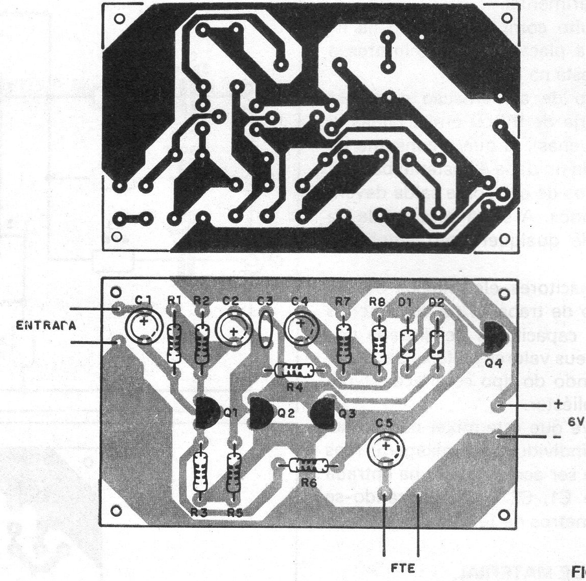 Figura 2 - Placa para el montaje
Figura 2 - Placa para el montaje