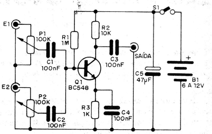 Figura 1 - Diagrama del mezclador
Figura 1 - Diagrama del mezclador