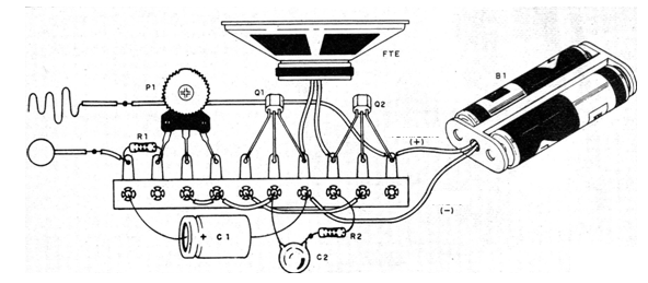 Figura 2 - Montaje mediante un puente de terminales
Figura 2 - Montaje mediante un puente de terminales