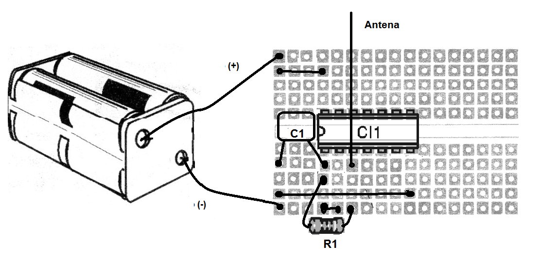 Figura 2 - Montaje en el puente de terminales
Figura 2 - Montaje en el puente de terminales