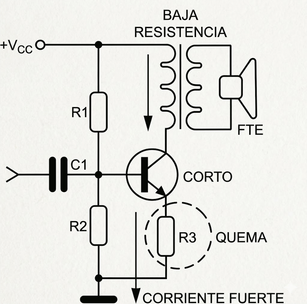 Figura 10 - La etapa de salida con transformador
Figura 10 - La etapa de salida con transformador