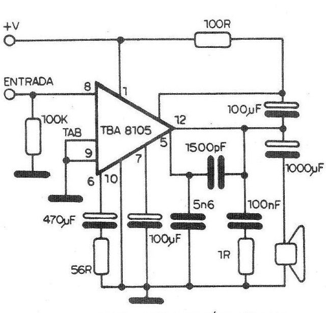 Figura 19 - Amplificador integrado
Figura 19 - Amplificador integrado