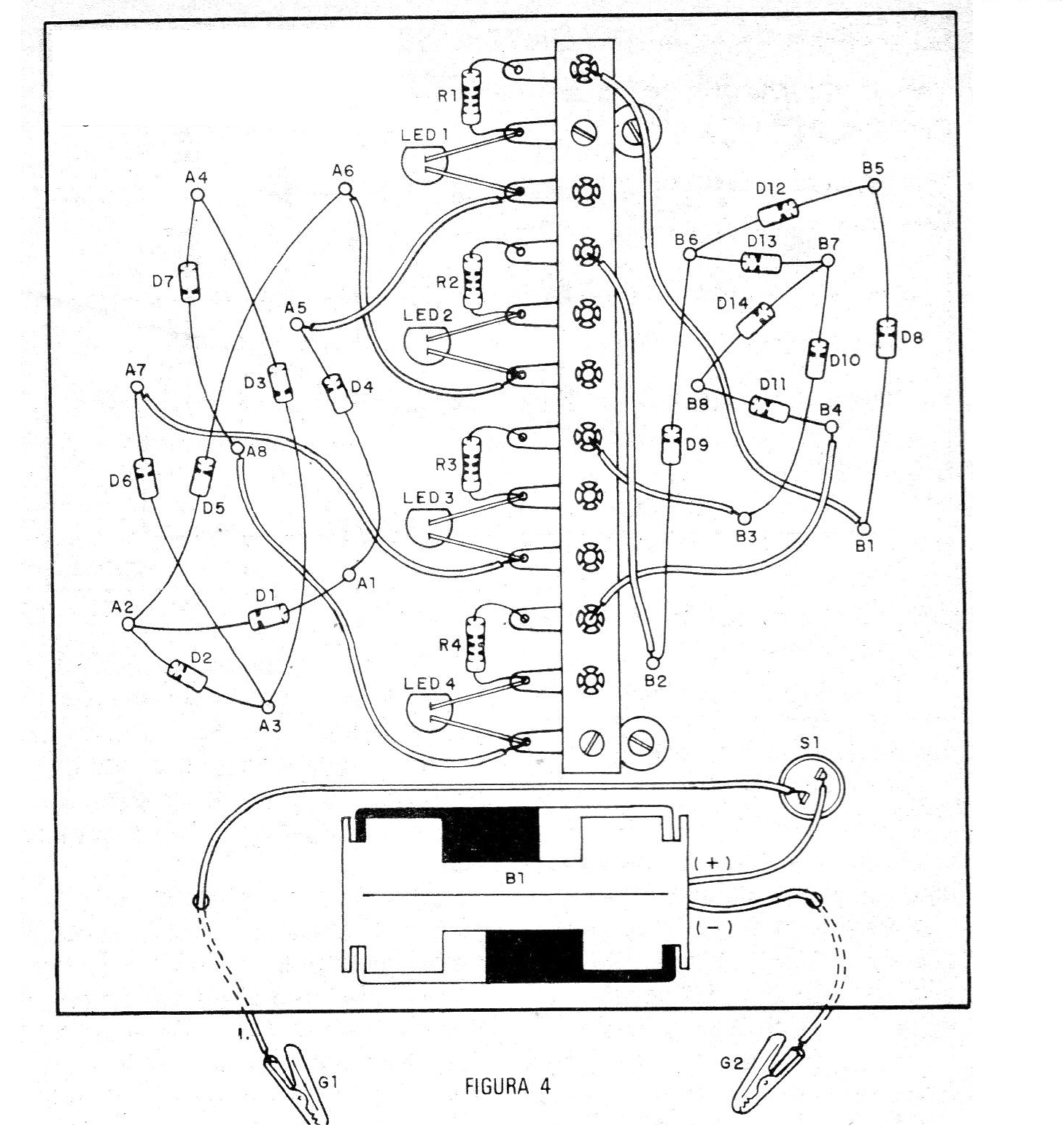 Figura 4 - Disposición de las conexiones
Figura 4 - Disposición de las conexiones