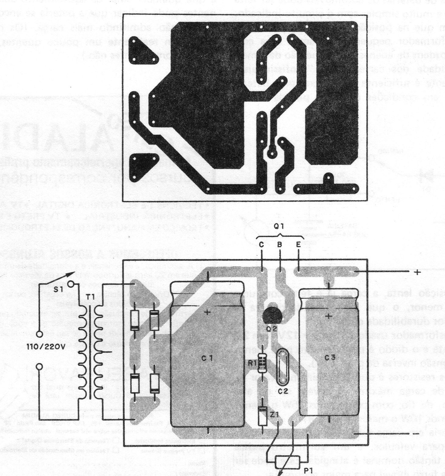 Figura 2 - Placa para el montaje
Figura 2 - Placa para el montaje