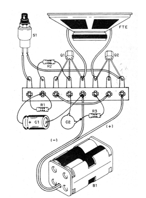    Figura 2 - Montaje en puente de terminales
