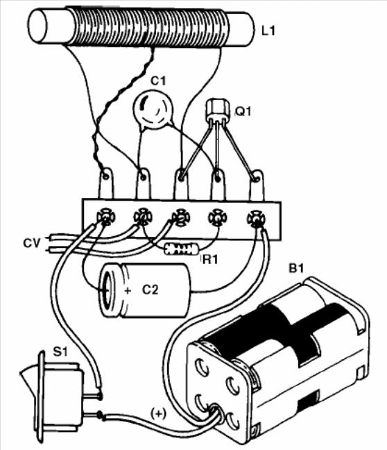    Figura 2 - Montaje experimental en puente de terminales
